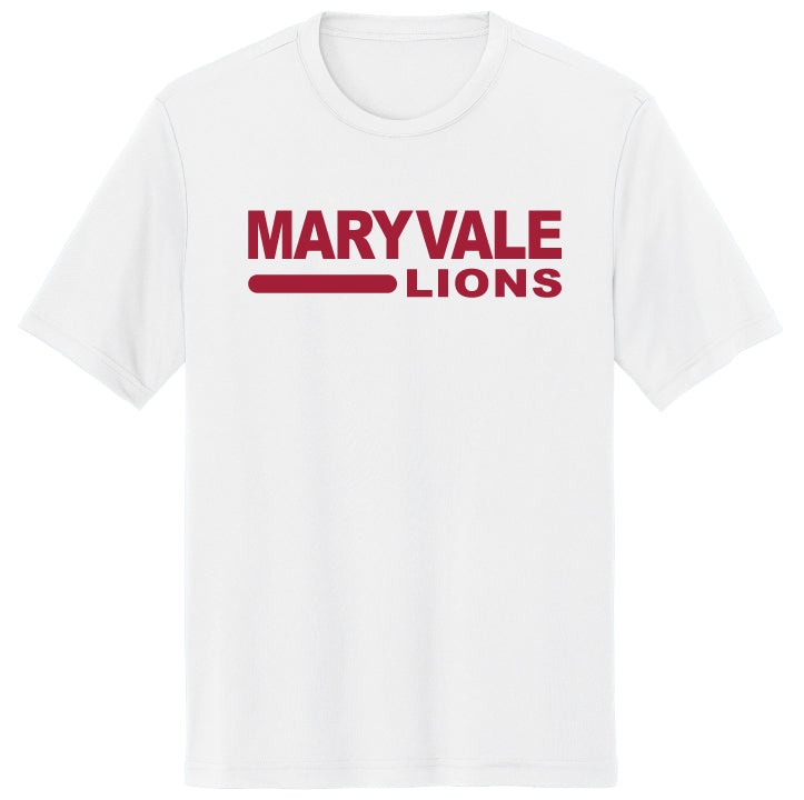 Short Sleeve Performance T-shirt in White--YOUTH