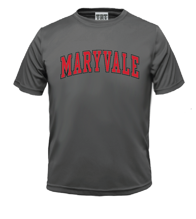 TRT Performance Short Sleeve Grey T-shirt--YOUTH