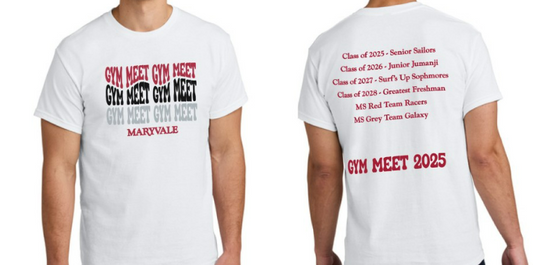 Gym Meet Shirt 2025--FINAL SALE