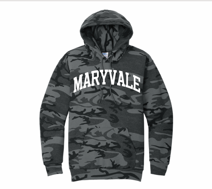 Black Camo Maryvale Sweatshirt--FINAL SALE