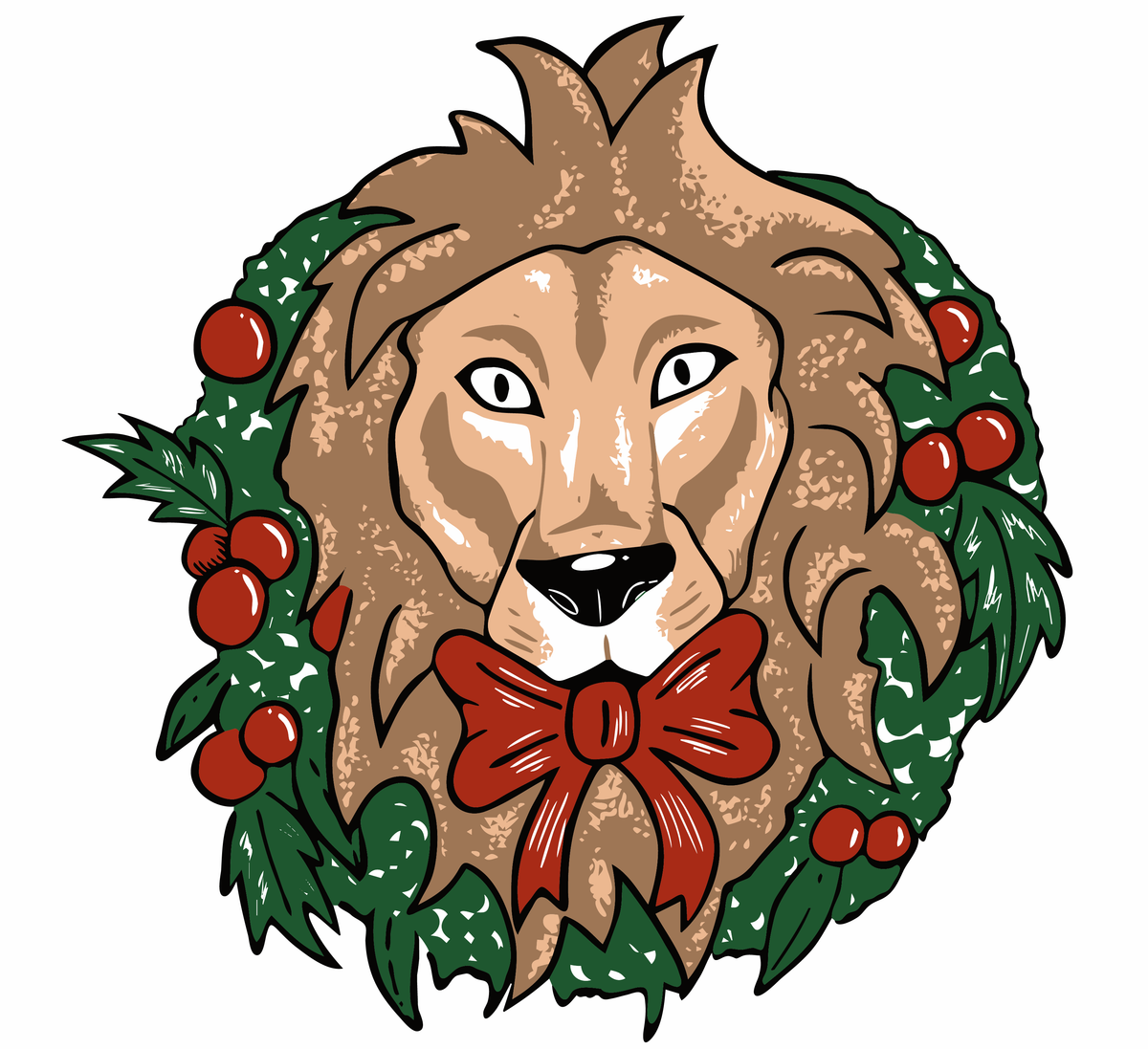 Limited Edition Long Sleeve Christmas Shirt with art by Maggie B.--FINAL SALE