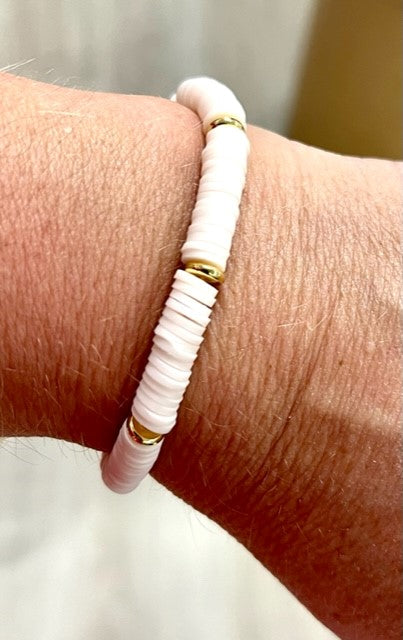 Clay Heishi Bracelet