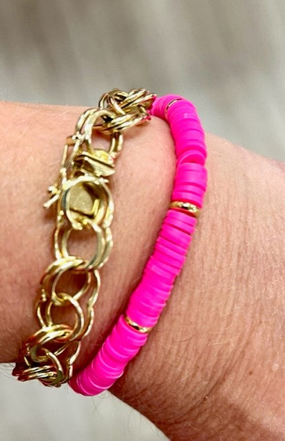 Clay Heishi Bracelet