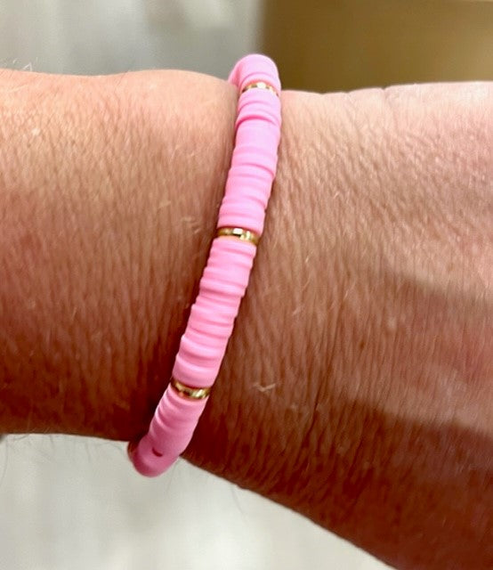 Clay Heishi Bracelet