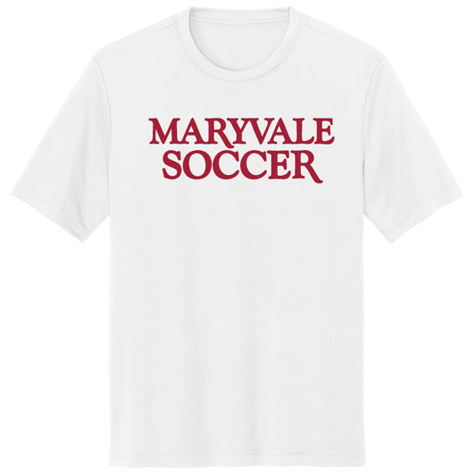 SOCCER Short Sleeve Performance T-shirt in White--YOUTH
