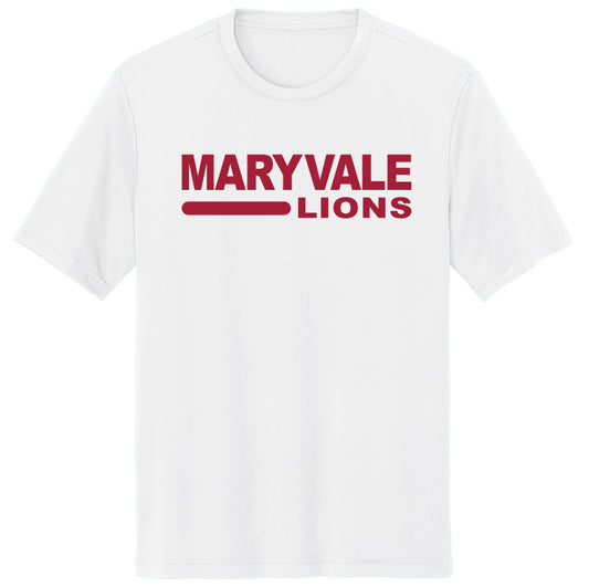 Short Sleeve Performance T-shirt in White--YOUTH