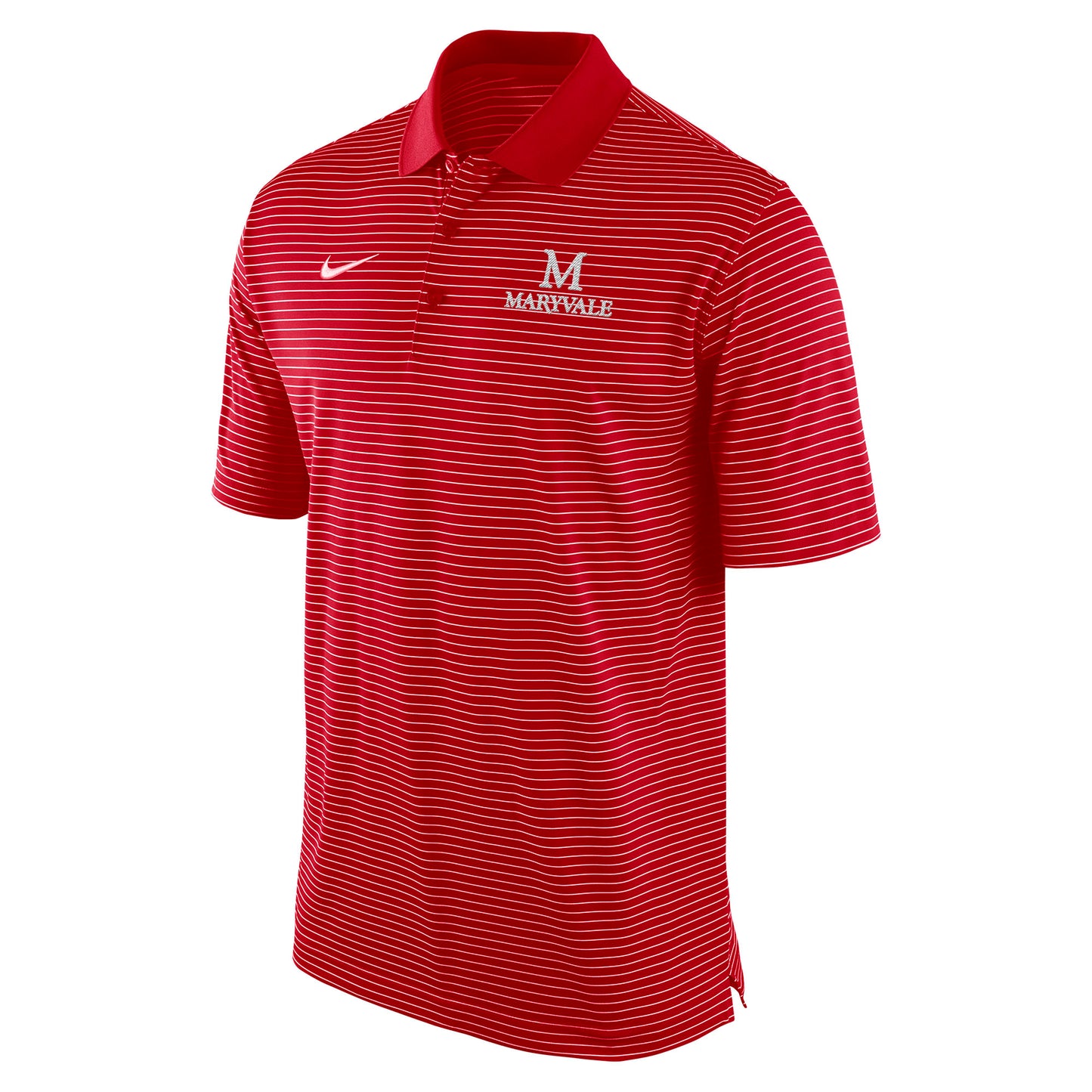 Nike Stadium Striped Red Polo