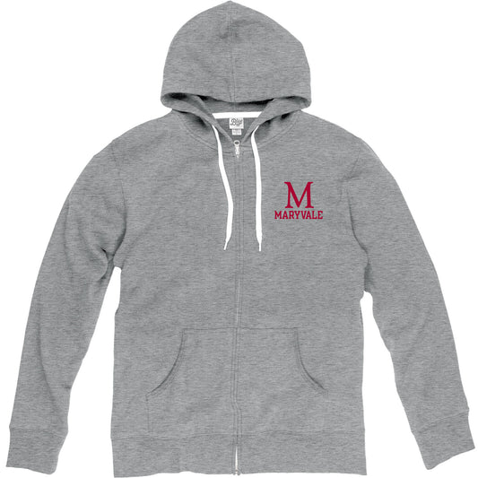 Laguna Full Zip Hooded Sweatshirt in Heathered Grey