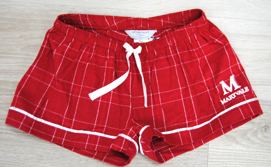 Red Flannel PJ shorts