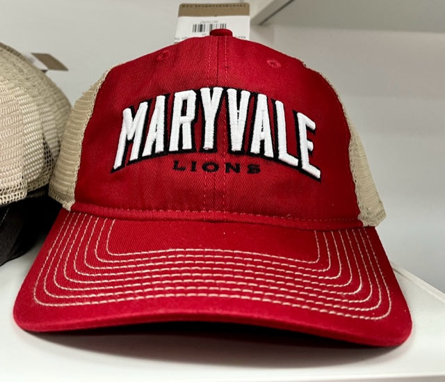 Maryvale Lions Hat- Vintage Red