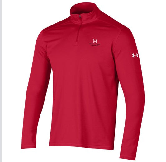 Men's Tech 1/4 Zip by Under Armour in Red