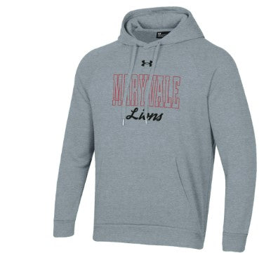 Rival Hoodie in True Grey Heather by Under Armour