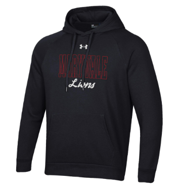 Rival Hoodie in Black by Under Armour