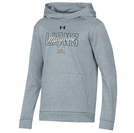 Youth Armour Fleece Hoodie in True Grey Heather