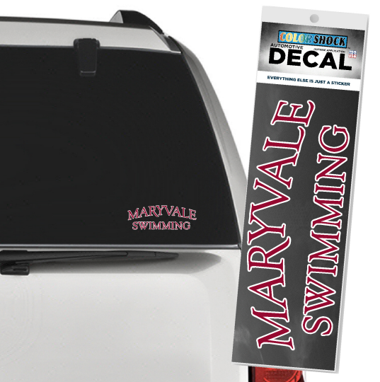 Maryvale Swimming Car Decal--COMING SOON