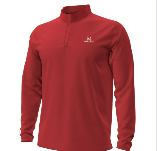 Men's Motion 1/4 Zip by Under Armour in Red