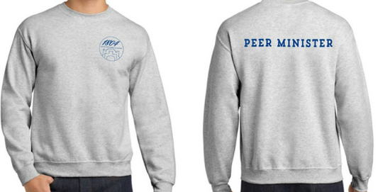 1804 Peer Minister Ash Grey Crew Sweatshirt