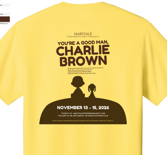Charlie Brown Production Short Sleeve T-shirt for PRE-SALE