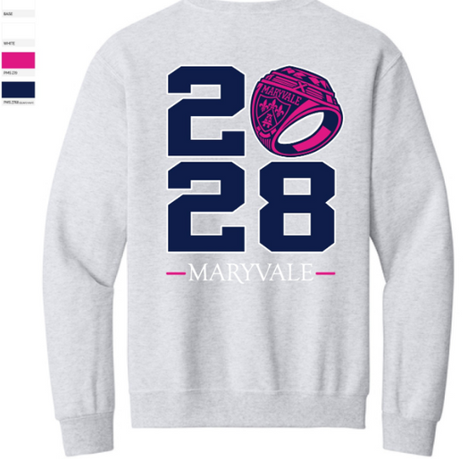 Pre-Sale for Class of 2028 Ring Crew sweatshirt in Ash Grey