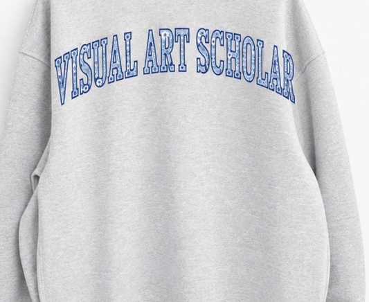 Pre-Sale for Visual Arts Ash Grey Crew Sweatshirt