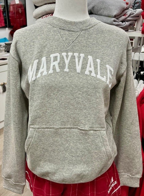 Crew Sweatshirt by Know Wear in Oxford Grey--YOUTH