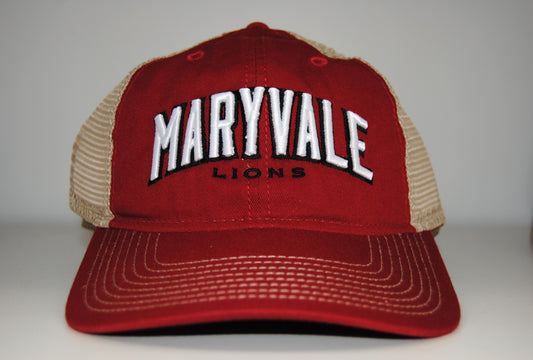 Maryvale Lions Hat- Vintage Red