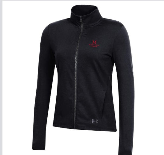 Women's Motion Full Zip in Black by Under Armour