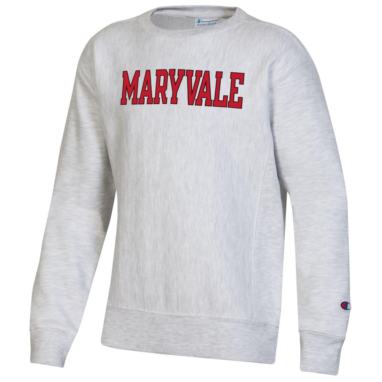 Maryvale Crew Sweatshirt- Silver Gray